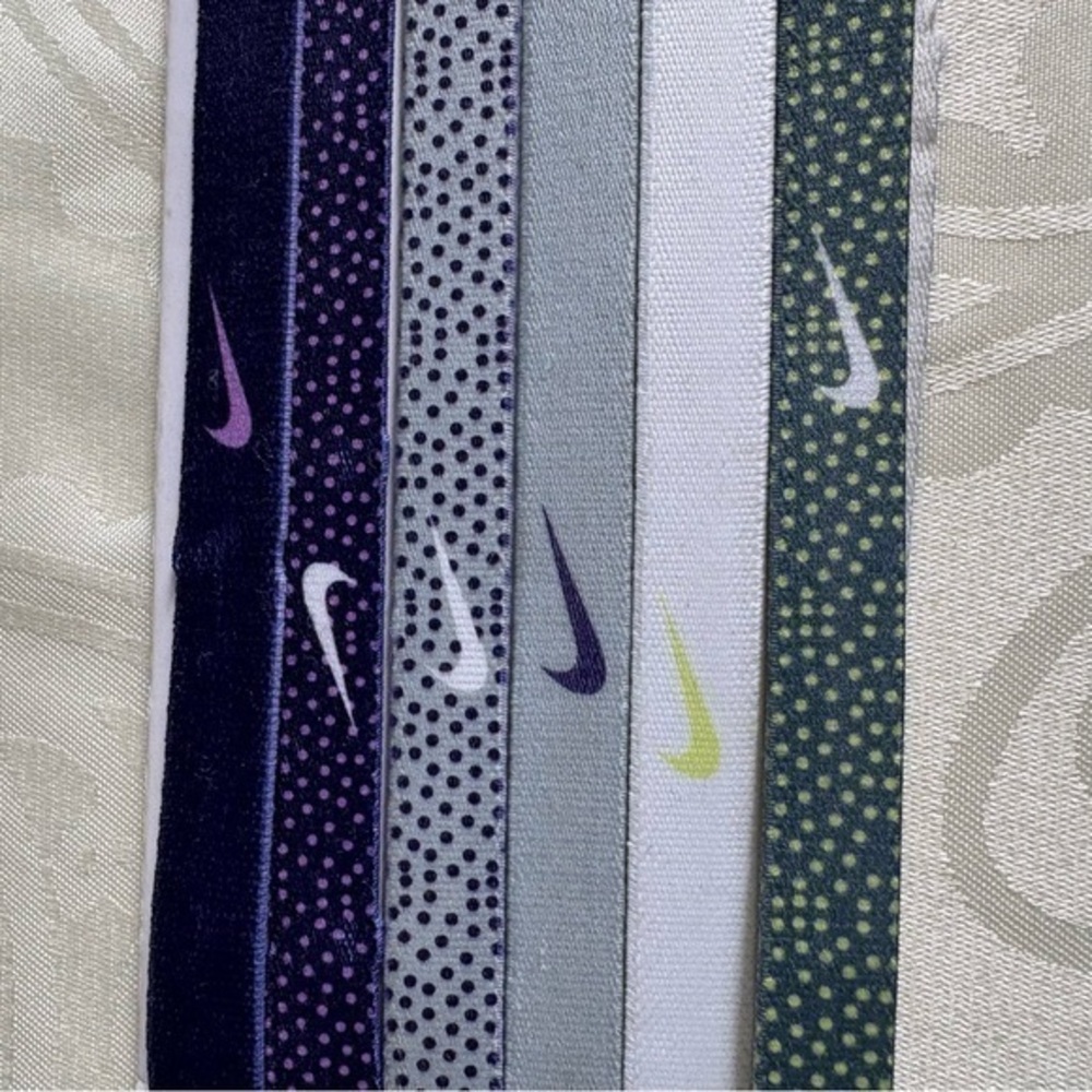 Nike Multicolor Head bands Purple, Gray, Green